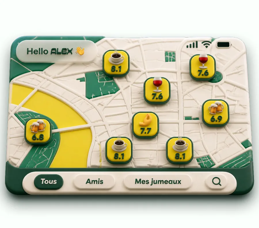 Tous tes spots sur une seule carte